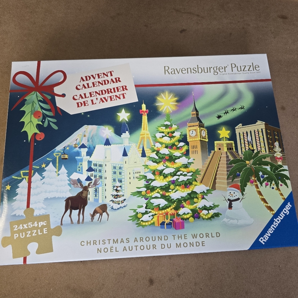 Ravensburger Advent Calendar Puzzle - Festive Multicolor
